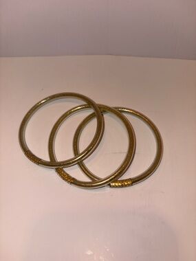 Gold Tone Bangle Bracelet Set - Women Jewelry